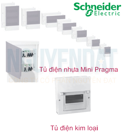 Tìm hiểu A9HESN08 - tủ điện kim loại 8 module Schneider